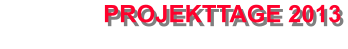 PROJEKTTAGE 2013