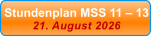 Stundenplan MSS 11 � 13 21. August 2026